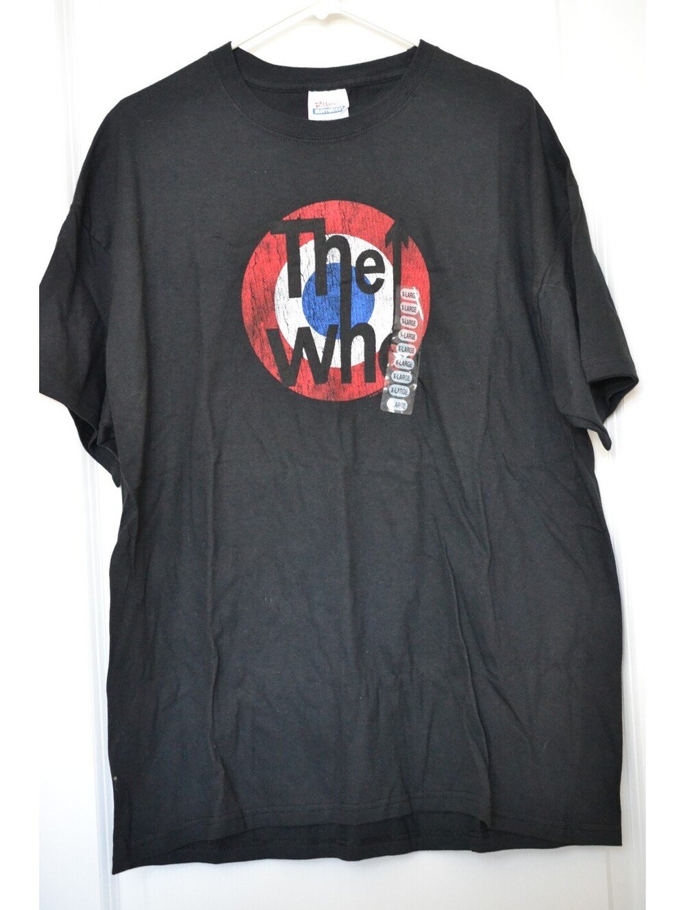 Vintage The Who Target Logo T Shirt Hanes Heavyweight XL NWT Deadstock